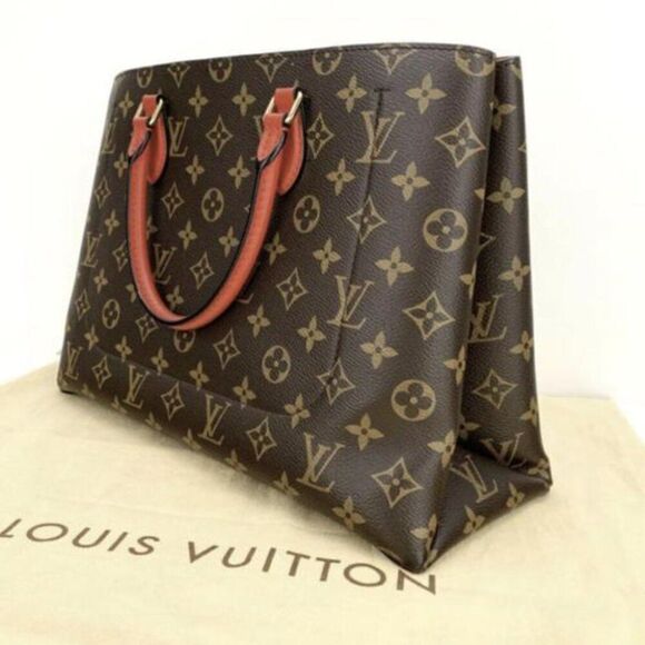 Louis Vuitton Monogram Flower Tote Shoulder Handbag - Picture 5 of 13